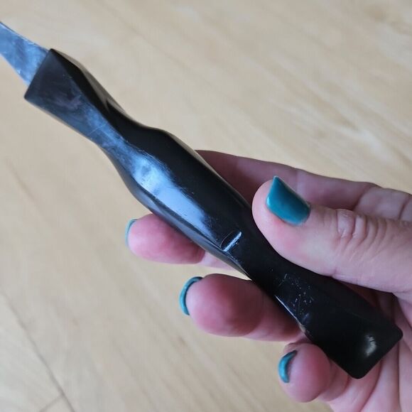 Cutco 1726 JE Turning Fork 3 Tine Meat Fork Composite Brown Handle USA Made - Picture 6 of 7